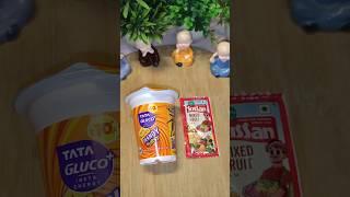 Tata Gluco Orange🟠 + Kisaan Mixed Fruit  Popsicle #shorts #youtubeshorts