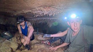 Crazy Claustrophobic Cave Crystal Crawl