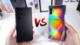 Samsung Galaxy S22 Ultra VS Samsung Galaxy Note 10 Plus! (Cameras, Speed Test & Display)