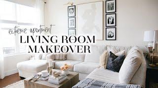 EXTREME Apartment Living Room Makeover on a Budget | By Sophia Lee