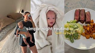 NIGHT ROUTINE with my 3 month old baby   *sleeping through the night*