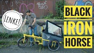 Black Iron Horse Pony Vorstellung - kompaktes Lastenrad aus Kopenhagen mit besonderer Lenkung
