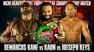 Kaun will defend the MCW Championship in a HUGE main event at Seasons Beatings