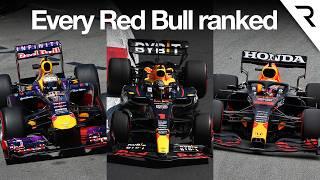 Ranking every Red Bull F1 car