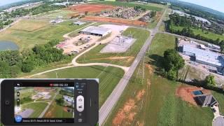 DJI Phantom 2 Vision Plus Train & Suspicious Van Activity