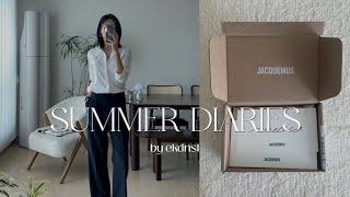 VLOG. 일상 | JACQUEMUS 자크뮈스 언박싱, 온전한 실내, 동명동 술집추천, 오이샐러드 만들기, 퇴근 후 남편과 데이트, 친구들 만나는 일상, 광주브이로그