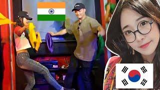 korean girl learns about bollywood and indian dance!!