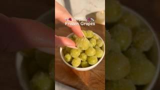 Sour Candy Frozen Grapes #healthysnacks #frozendessert #veganrecipes