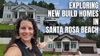 Touring Stunning New Build Homes in Santa Rosa Beach, FL!