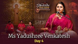 Yadushree Venkatesh | Navaratri Music Festival - 2024 | Sri Sathya Sai Media Centre