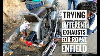 Royal Enfield Classic 350 - Trying different exhausts