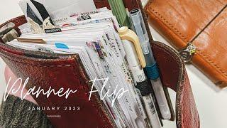 Planner Flip | January 2023 | Functional Planning | Planner Freebies | Current Favorite Pen | PWB