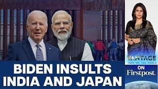 Biden Claims "Xenophobia" is Hurting India's Economy | Vantage with Palki Sharma