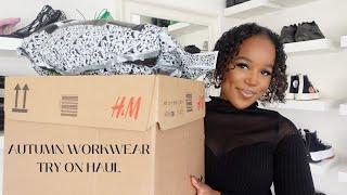 AUTUMN WORKWEAR TRY ON HAUL | H&M, ASOS & PRETTYLITTLETHING