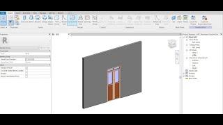 Revit | Family Creation | Parametric | Double Swing Door Family