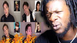 ONE GUY, 54 VOICES (With Music!) Drake, TØP, P!ATD, Puth, MCR, Queen - Famous Singer Impressions