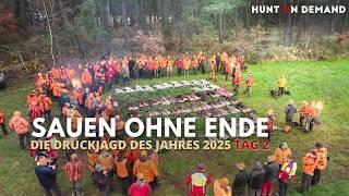  SAUEN OHNE ENDE  – DIE DRÜCKJAGD DES JAHRES 2025 Tag 2 – exklusive Ausschnitte – Hunt on Demand