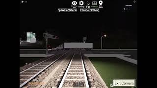 Train hits truck cab view