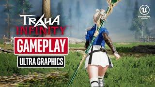 TRAHA INFINITY Gameplay Ultra Graphics on Android New MMORPG