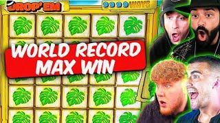 DROP EM MAX WIN: TOP 10 WORLD RECORD BIGGEST WINS (Roshtein, Foss, ClassyBeef)