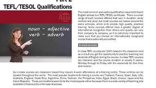 TEFL/TESOL Guide - Qualifications | International TEFL and TESOL Training (ITTT)