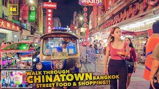 CHINATOWN BANGKOK / Walk through Yaowarat road! & Sampheng area