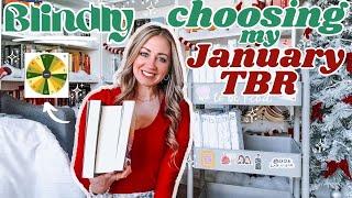 Blindly choosing my January TBR!