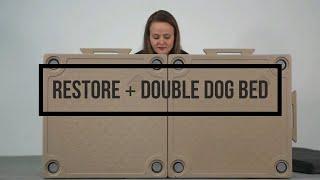 Restore + Double Dog Bed from Blue-9 Pet Products