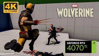 Marvels Wolverine Brutal Stealth Gameplay Bone Claws HULK Fight Suit | 4K 60FPS Ultra High Settings