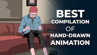 Compilation of hand-drawn animation || Best Of Commission work || 2D animation