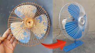 Restoration  Old Rusty DC 12V-24V  Car Fan | Repair Mini fan