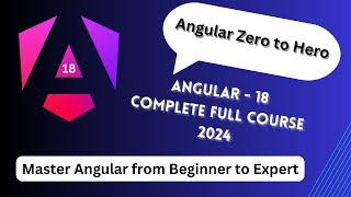 Angular 18 Tutorial for Beginners | Complete Full Course 2024