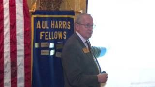 Rotary Gov. Dave Haradon at Bala Cynwyd