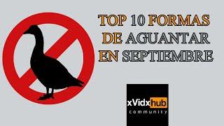 Top 10 formas de sobrevivir en Septiembre