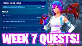 How To Complete Week 7 Quests in Fortnite - All Week 7 Challenges Fortnite Chapter 5 Season 3