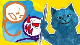 НАРИСОВАЛИ СТИКМЕНА и он ОЖИЛ Draw a Stickman: EPIC 2 говорящий кот КОТЁНОК ЛАЙК