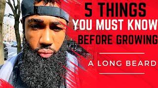 5 Things you MUST know before GROWING a LONG BEARD