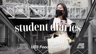 productive day in my life | UTS food court tour, lectures, group design project, YesStyle haul vlog