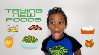 Boy Tries New Foods and Hates Them (Taste-Test Challenge)
