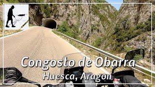 Congosto de Obarra, Road A1605, Huesca, Aragon, Spain - by motorcycle