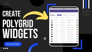 How to Create Polygrid Widgets in less than 10 minutes | LiveCode