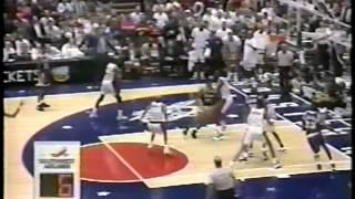 Elden Campbell scores on Hakeem - Lakers @ Rockets, Game 4, 1996 Playoffs