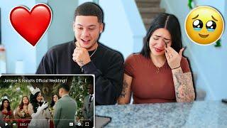 Husband & Wife React To Their Wedding For The First Time!!