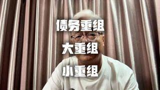 上海债务重组，什么是大重组、小重组？