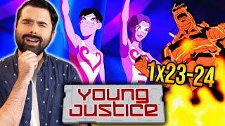 Young Justice EPISODE 23-24 REACTION! INSECURITY & PERFORMANCE