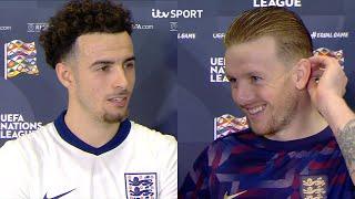 "We're All EXCITING Players" | England Players & Lee Carsley react to victory in Greece | ITV Sport