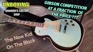 New  Gibson Competition ?  LP Guitar -   Unboxing  from  BRANDON'S CUSTOM SHOP GUITARS