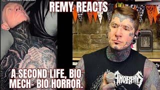 Remy Reacts to Bio Mech Mark. #Ink #inked #tattoo