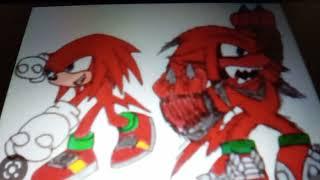 Knuckles the WereEchidna Monster Skillet read description