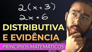 Distributiva, Fator Comum e Evidência - Princípios da Matemática